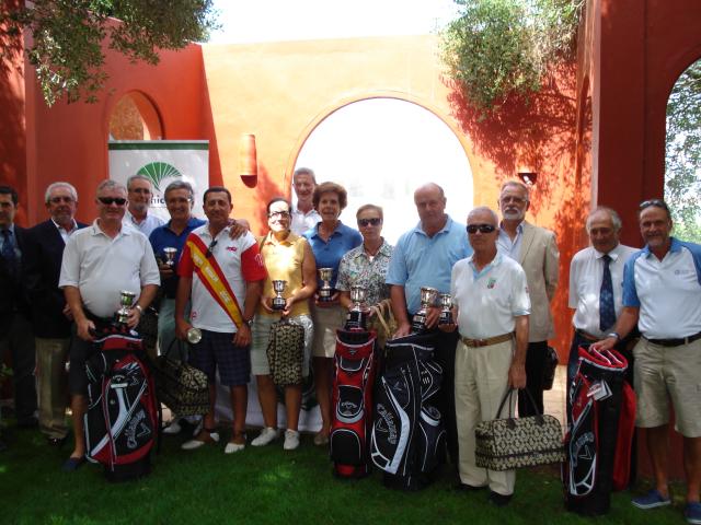 Jugadores premiados en Benalup Golf & Country Club